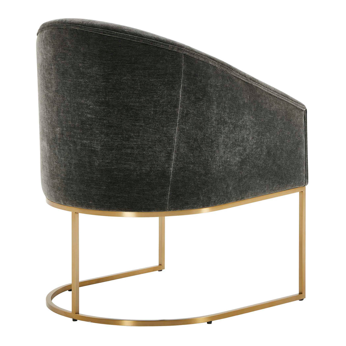 Hanni Dining Chair Charcoal / Gold - Dark Gray / Gold by Uttermost - View 7