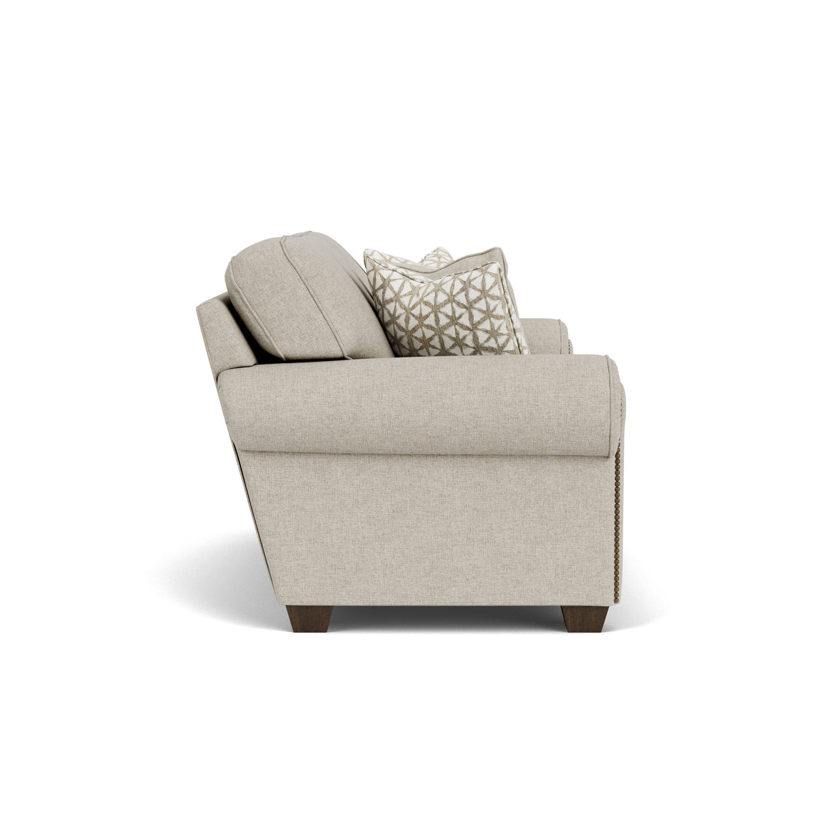 Carson Fabric Loveseat, Nailhead Trim | Flexsteel