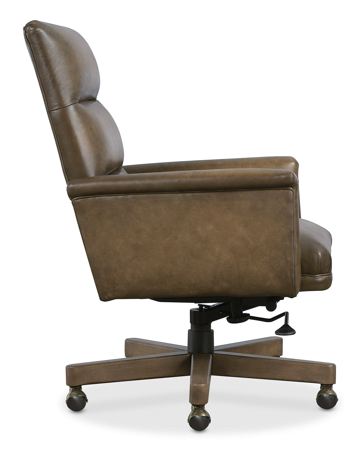 Starling Executive Swivel Tilt Chair - Dark Brown by Hooker Furniture - View 11