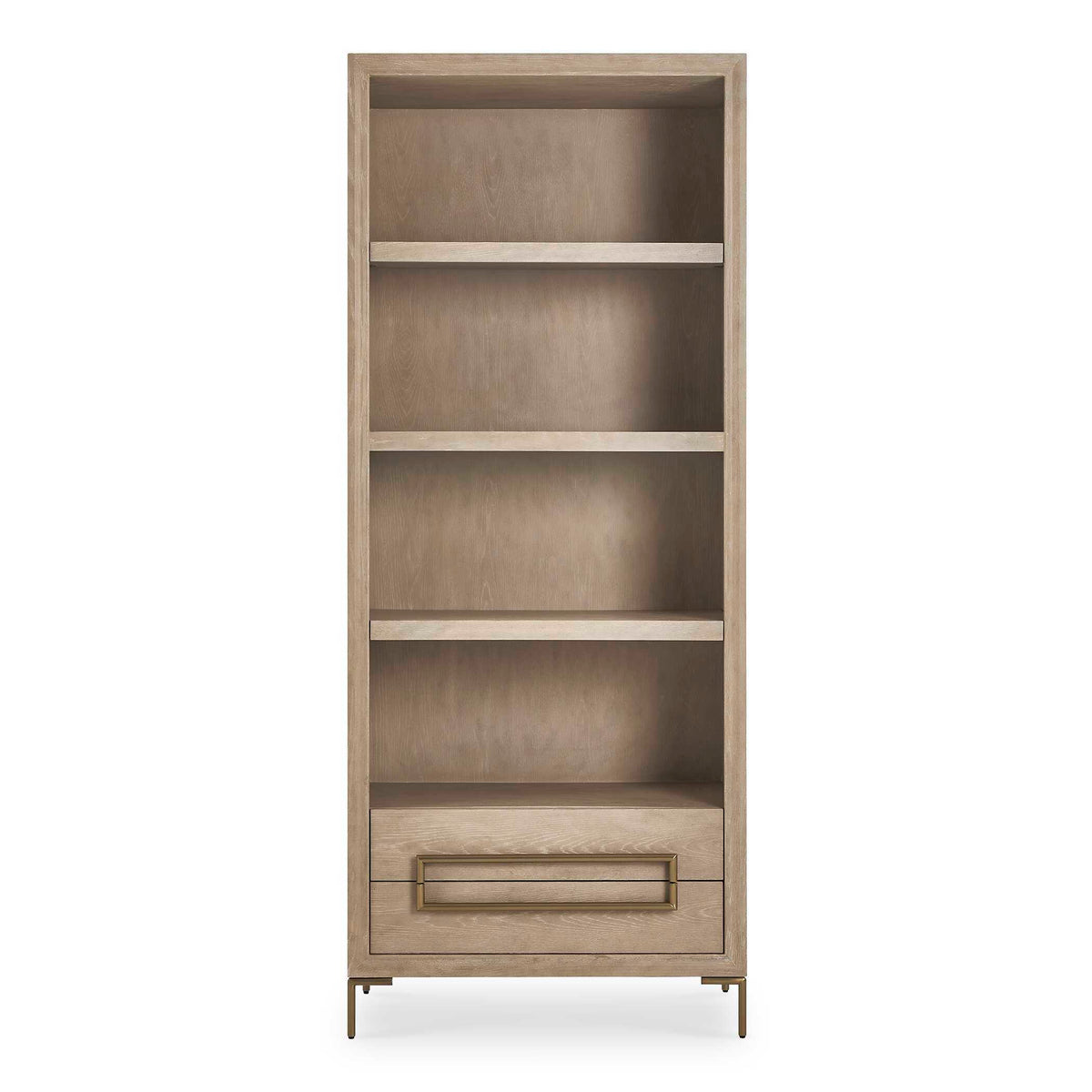 Alessia Etagere Light Oak - Light Brown by Uttermost - View 1