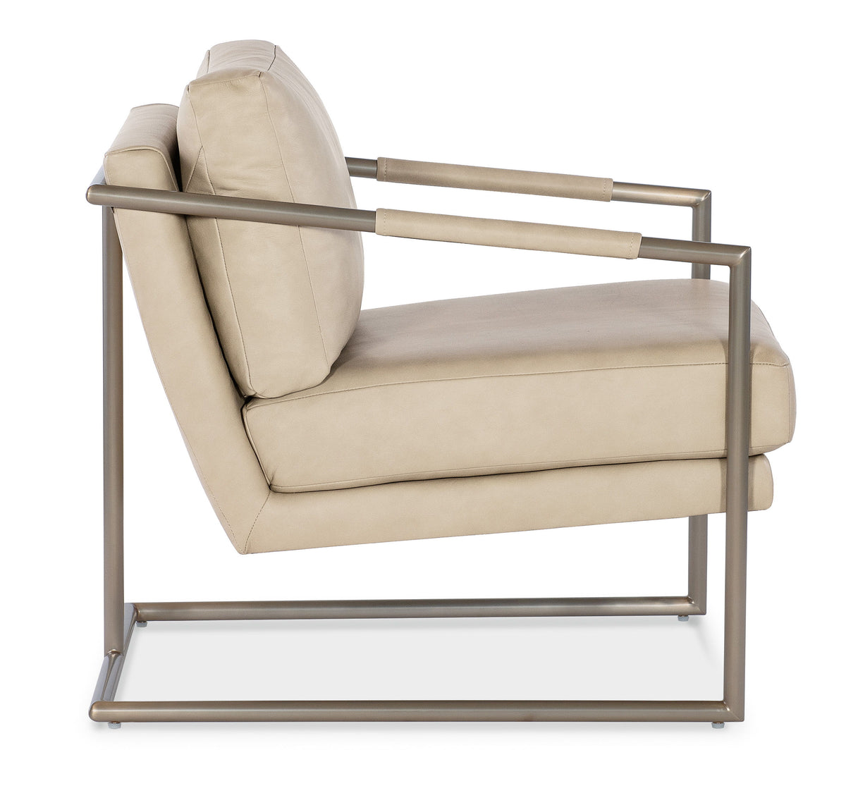 Moody Metal Chair - Beige by Hooker Furniture - View 3