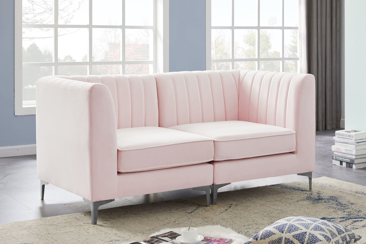 Alina - Modular Sectional - Pink - Modern & Contemporary | Home Elegance USA