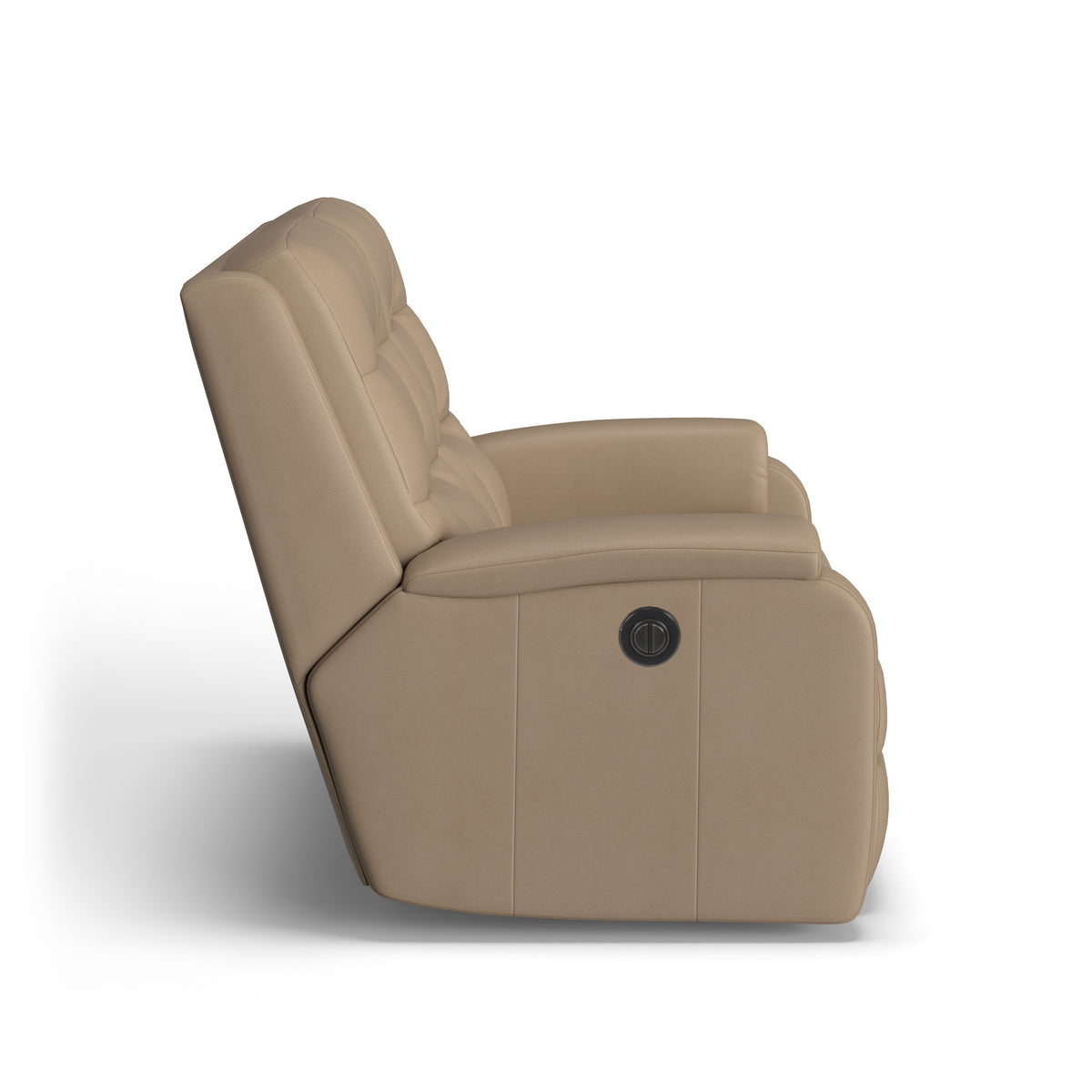 Arlo Transitional Leather Power Reclining Loveseat | Flexsteel