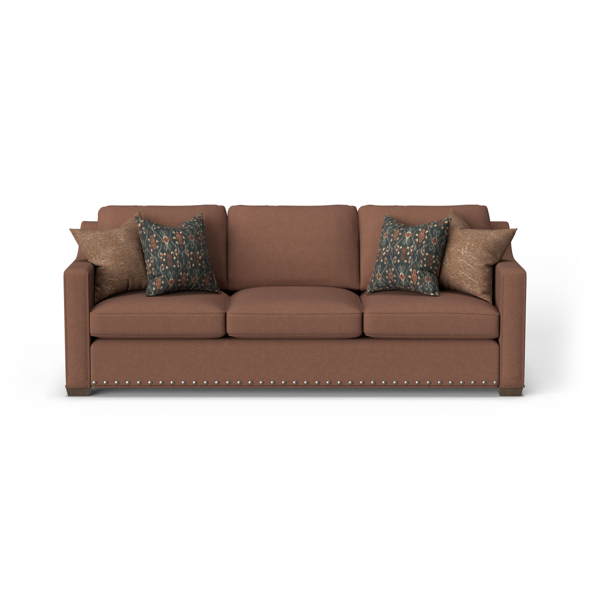 Milo Fabric Sofa With Nailhead Trim | Flexsteel
