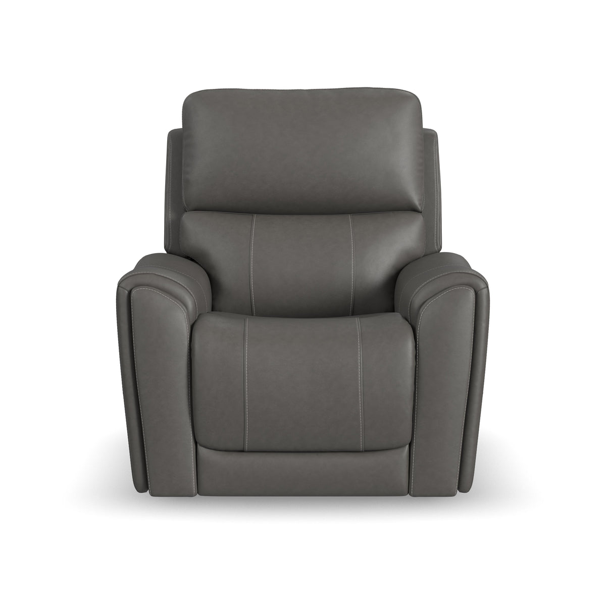 Carter Power Recliner With Power Headrest & Lumbar - Smoke | Flexsteel