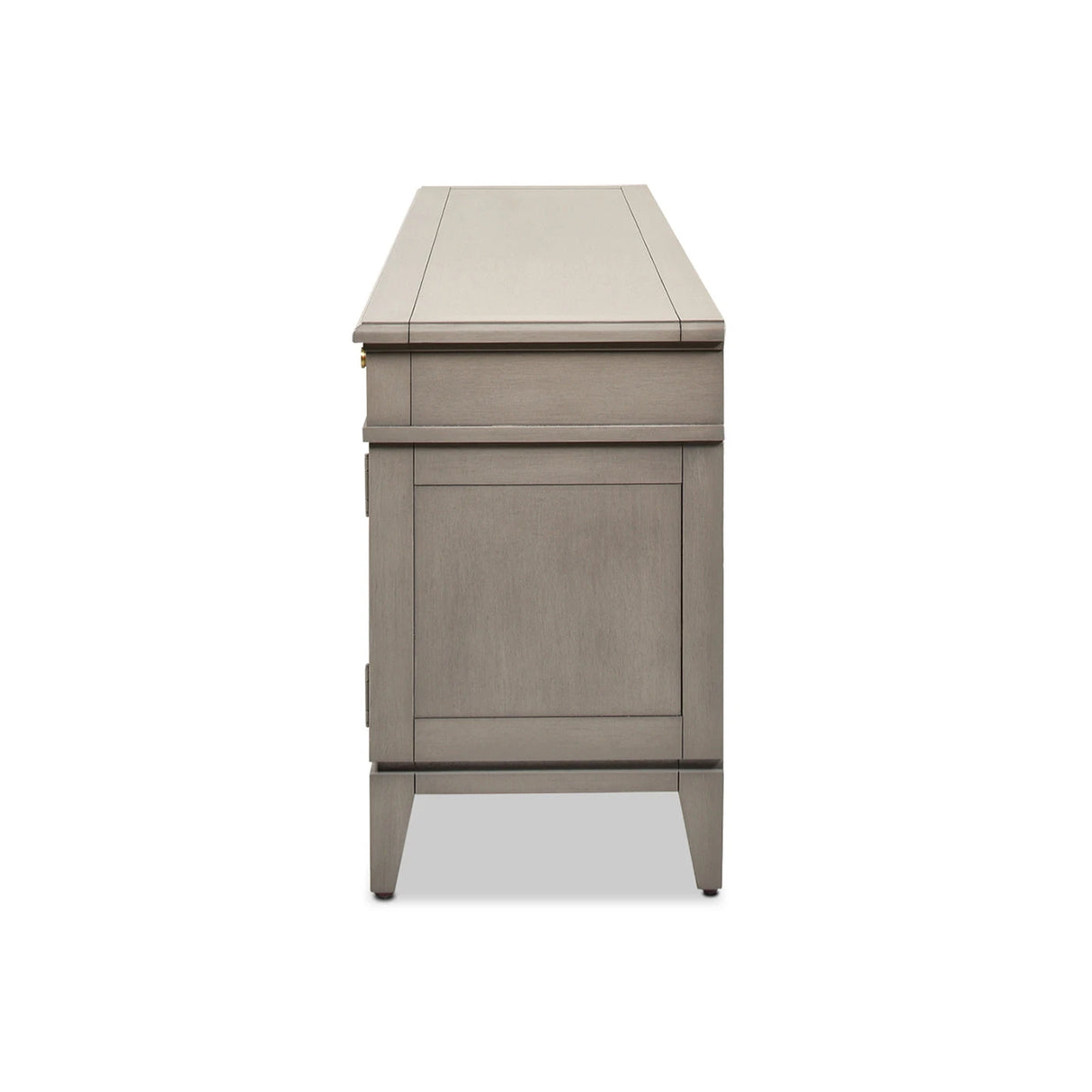 Dauphin 71' TV Stand Storage Display Console Table, Grey Cashmere Wood - sold by Home Elegance USA