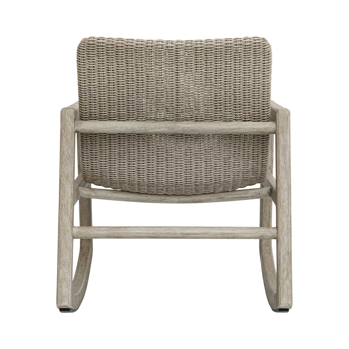 Sumba Outdoor Wicker Rocking Chair - Gray by Uttermost - View 9