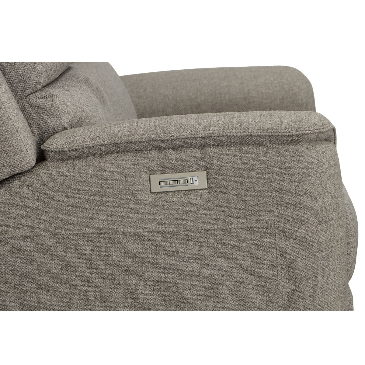 Henry Power Recliner With Power Headrest & Lumbar - Fog | Flexsteel