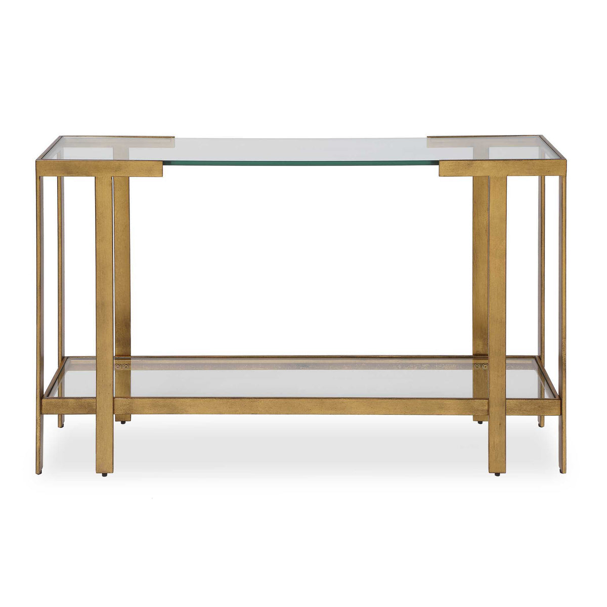 Kendrick Glass Console Table - Gold by Uttermost - View 1