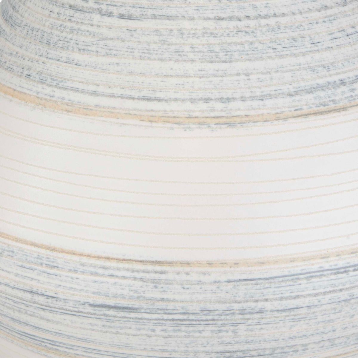Potter Table Lamp Striped Ivory Blue - White by Uttermost - View 5