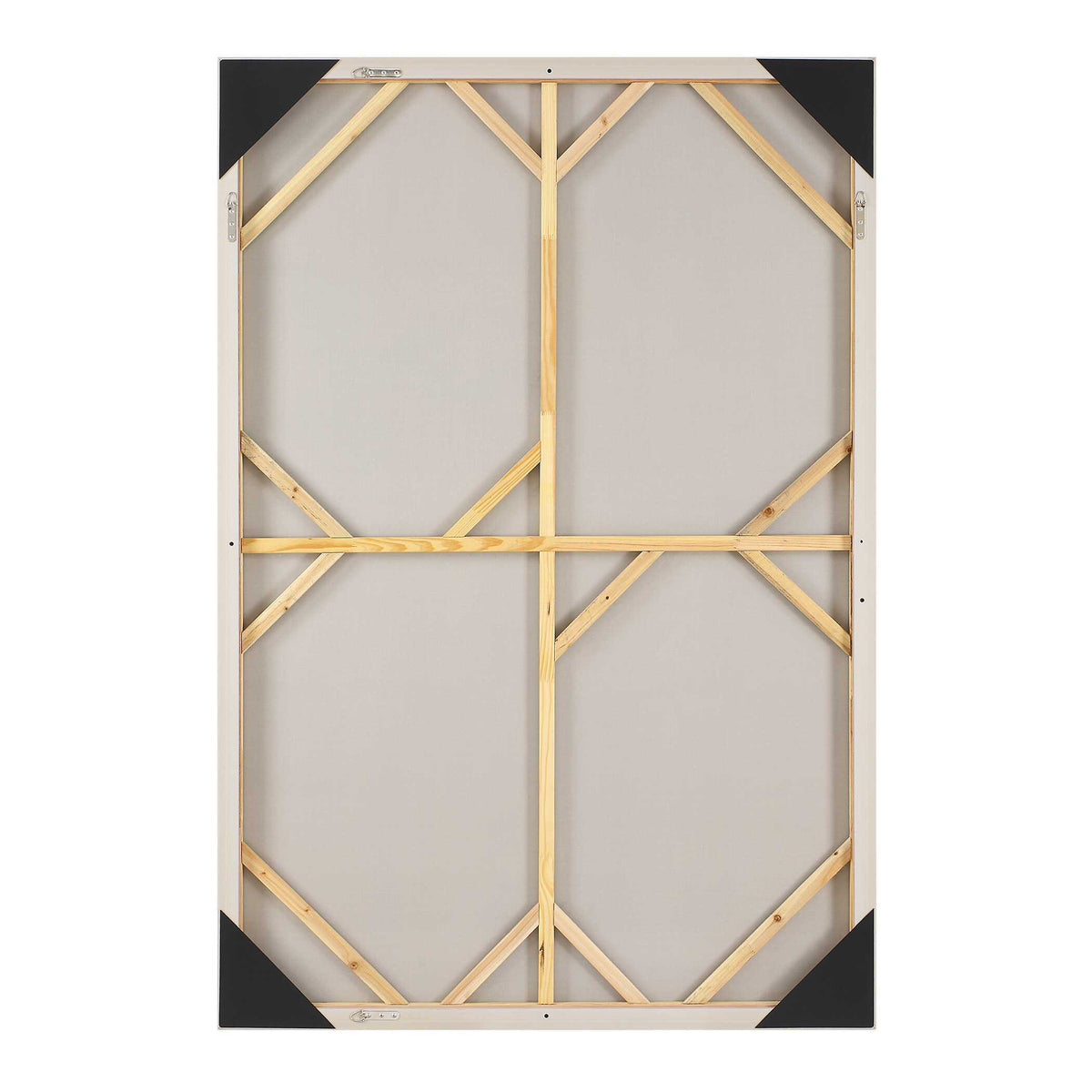 Waterfront Geometric Abstract Art - Gray by Uttermost - View 7