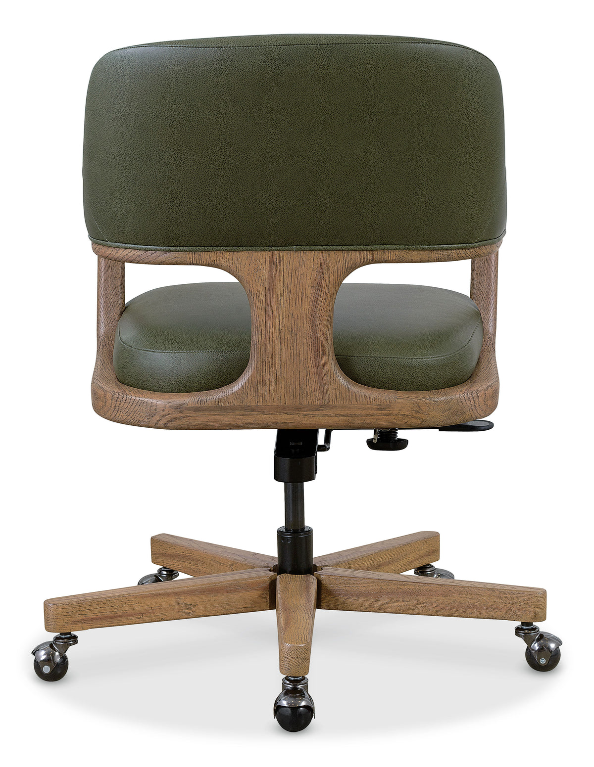 Briar Executive Swivel Tilt Chair - Dark Green / Light Brown by Hooker Furniture - View 8