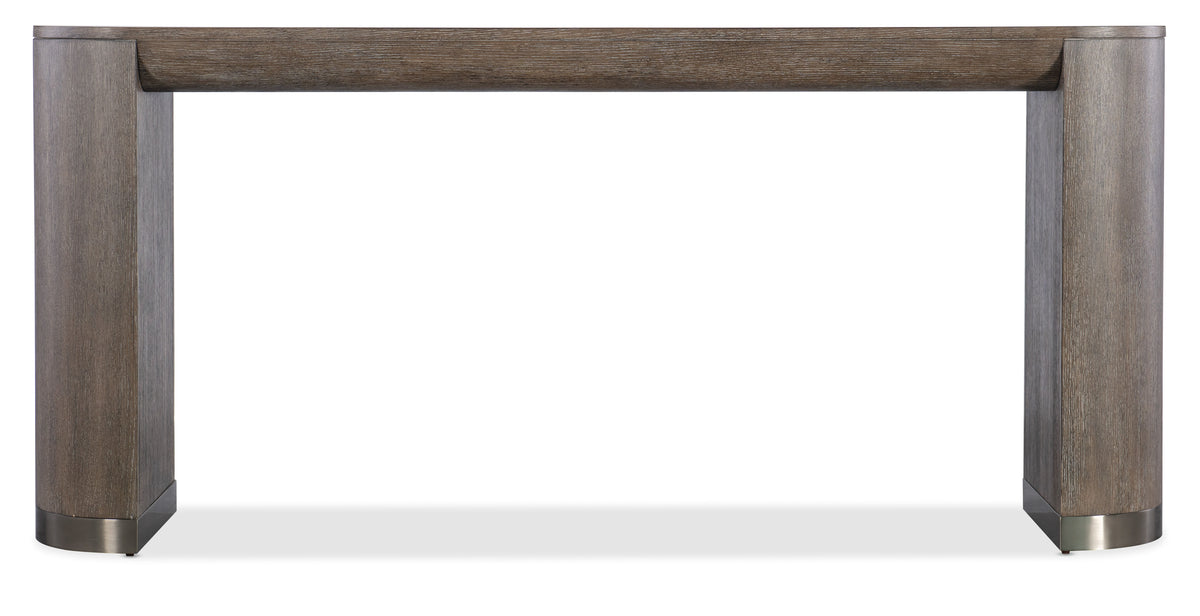 Modern Mood Mink Console Table - Dark Brown / Dark Gray by Hooker Furniture - View 3