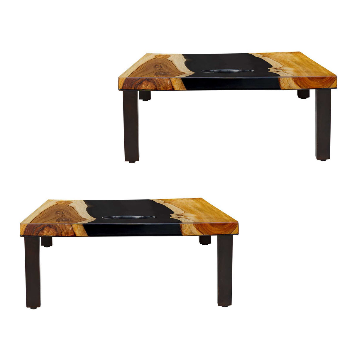 Clearwood Cornhole Cornhole Game (Set of 2) Black / Woodtone - Black / Light Brown by Uttermost - View 6