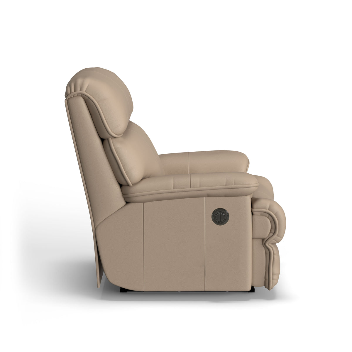 Geneva Transitional Leather Power Recliner | Flexsteel
