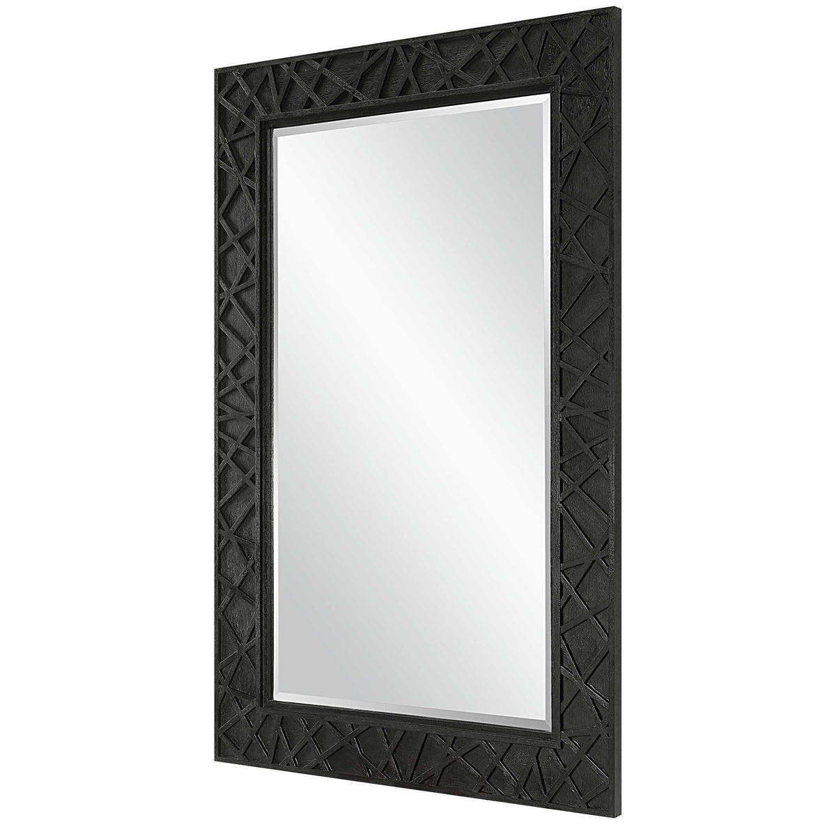 Everest Mirror - Black by Uttermost - View 4