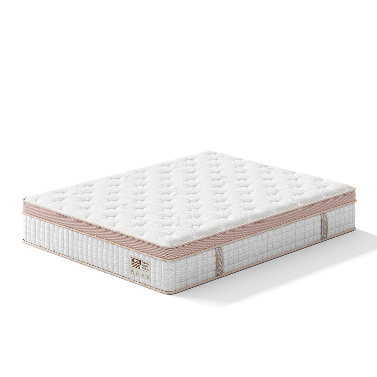 12 Inch Firm Hybrid Mattress – Queen Size – Gel Memory Foam & Pocket Springs – Pressure Relief, Motion Isolation, Ergonomic Modern Bed