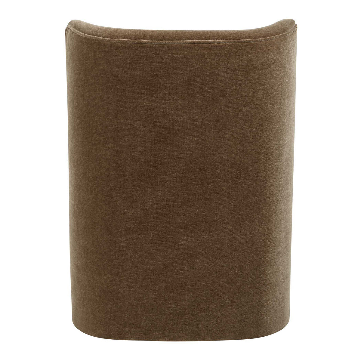 Outlook Modern Velvet Dining Chair - Dark Brown by Uttermost - View 6
