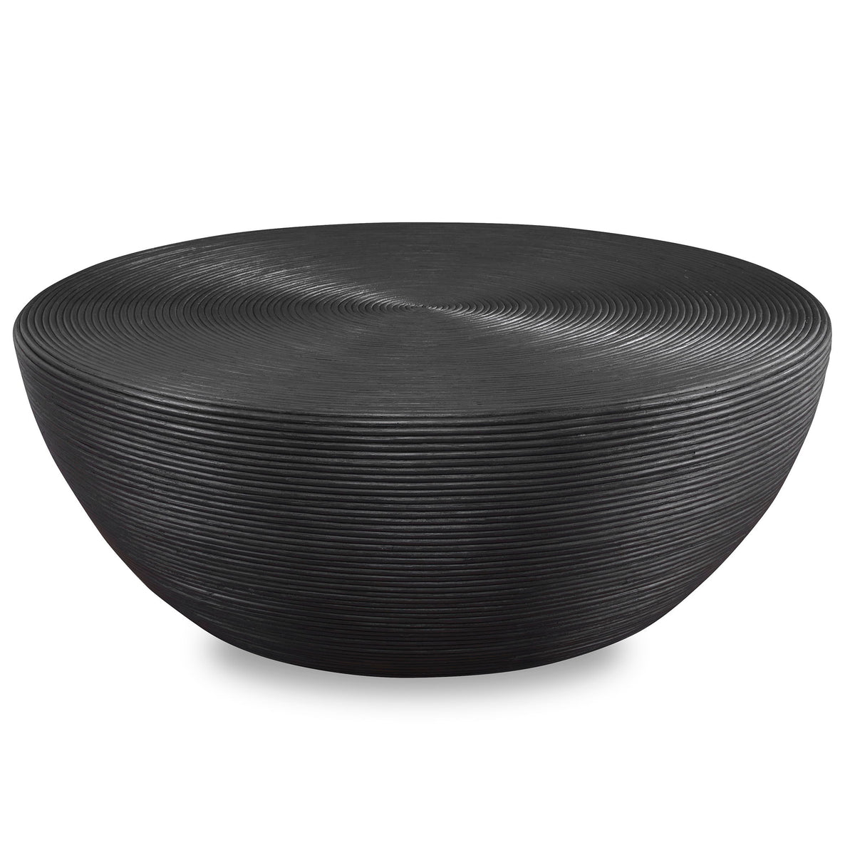 Bongo Rattan Coffee Table - Black by Uttermost - View 1