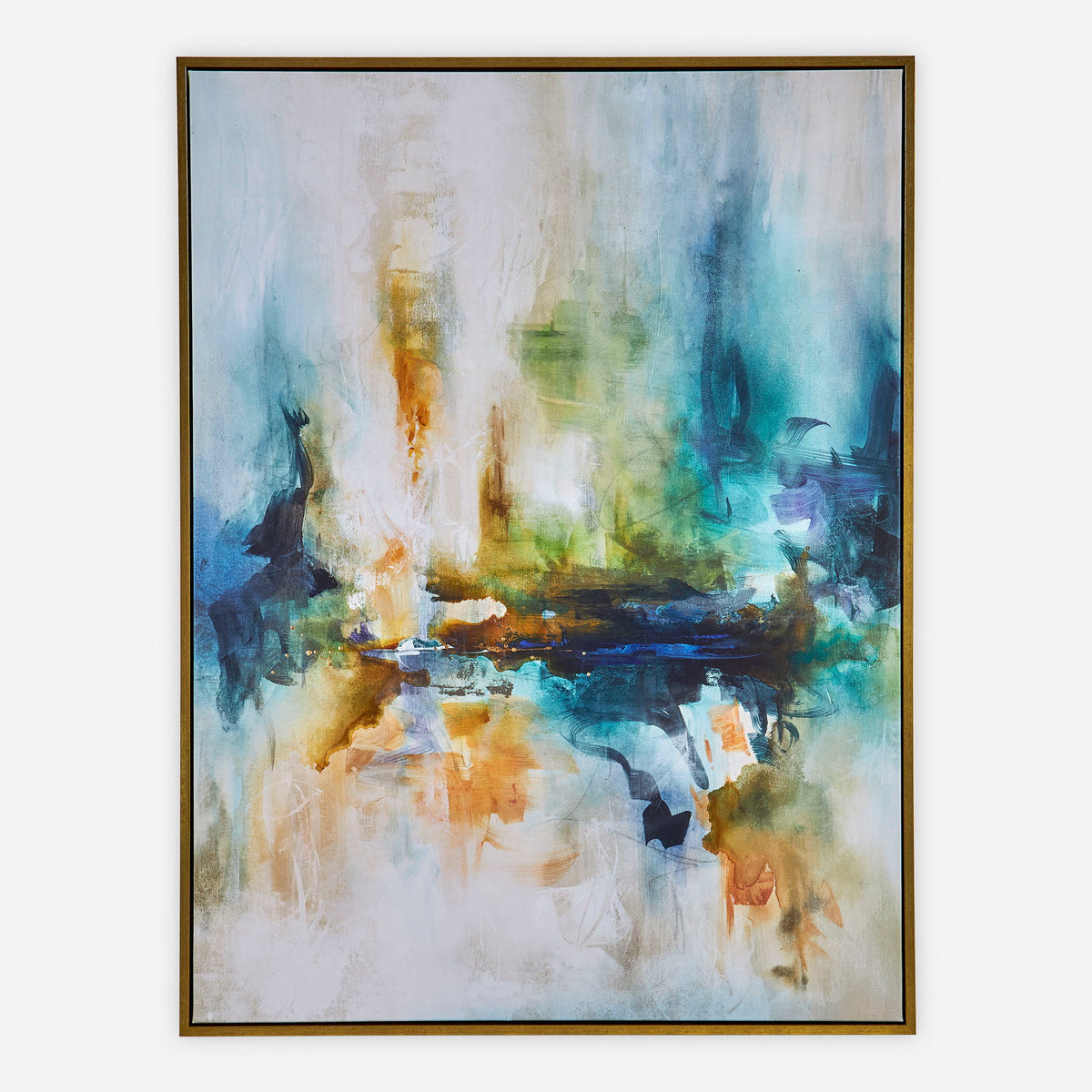 Excursion Framed Abstract Art - Blue by Uttermost - View 1
