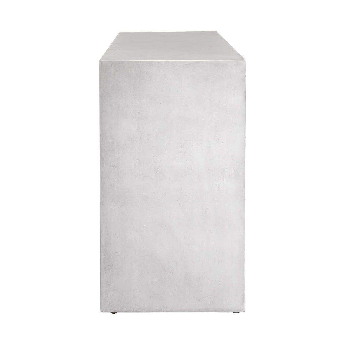 Brinson Carved Wood 4 Door Cabinet White / Woodtone - Light Brown / White by Uttermost - View 4