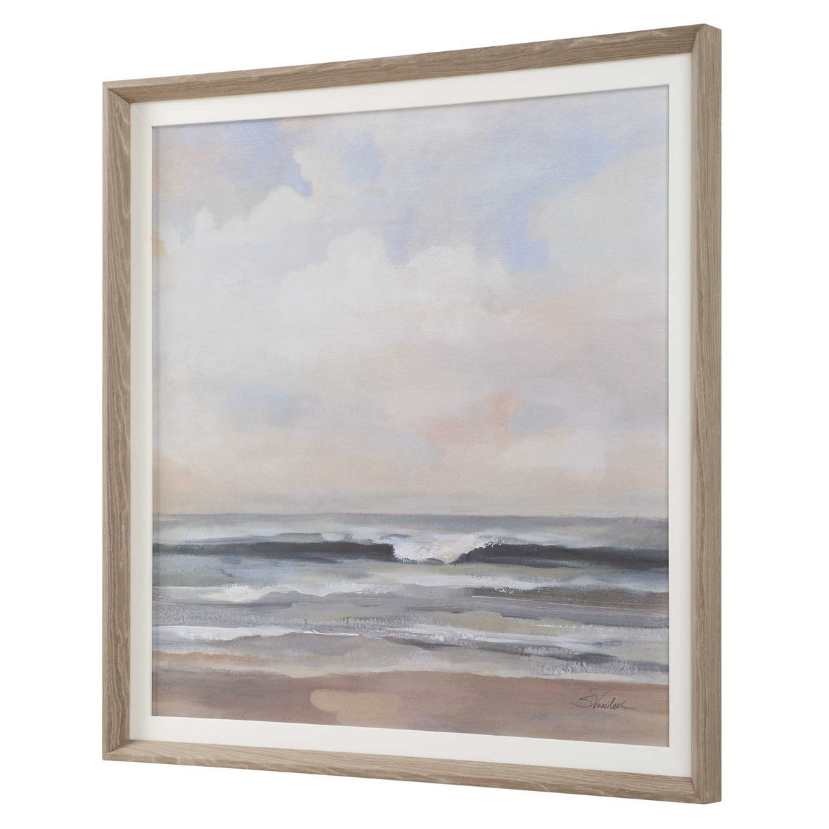 Haze Framed Print - Light Gray by Uttermost - View 4