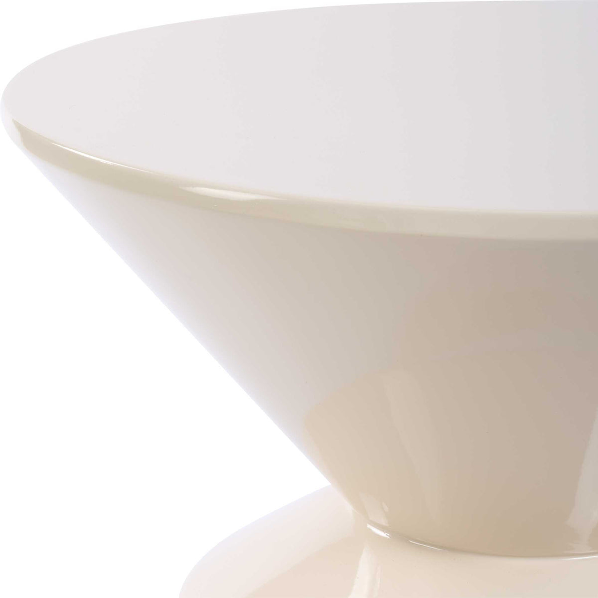 Lyford Modern Accent Table - White by Uttermost - View 4