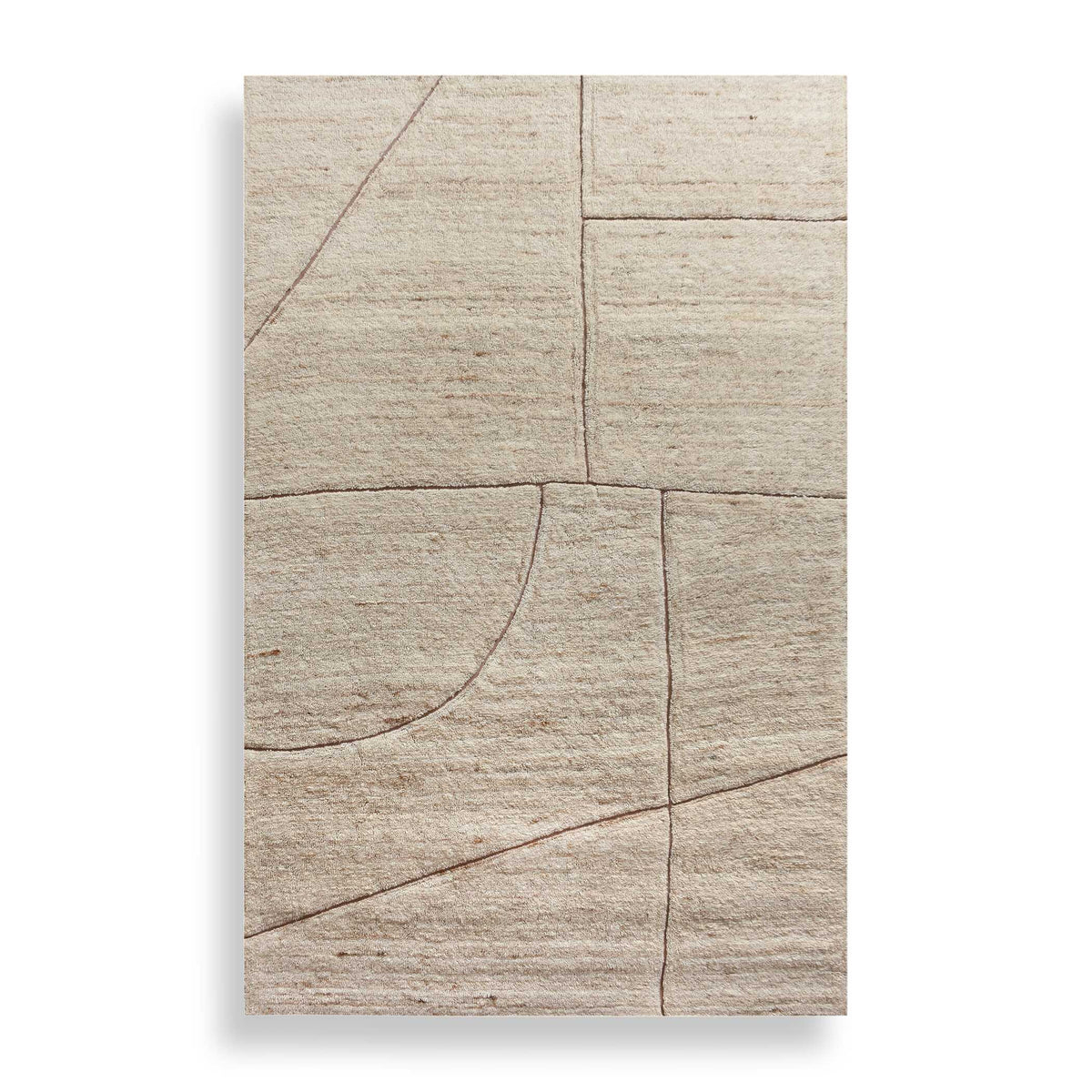 Kenyan Geometric 9 X 12 Rug - Light Brown by Uttermost - View 1