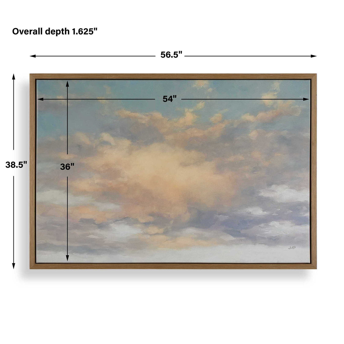 Take Me Higher Framed Sky Art Blue / Orange / Pink / Purple / White / Woodtone / Yellow - Light Blue / Pink by Uttermost - View 8
