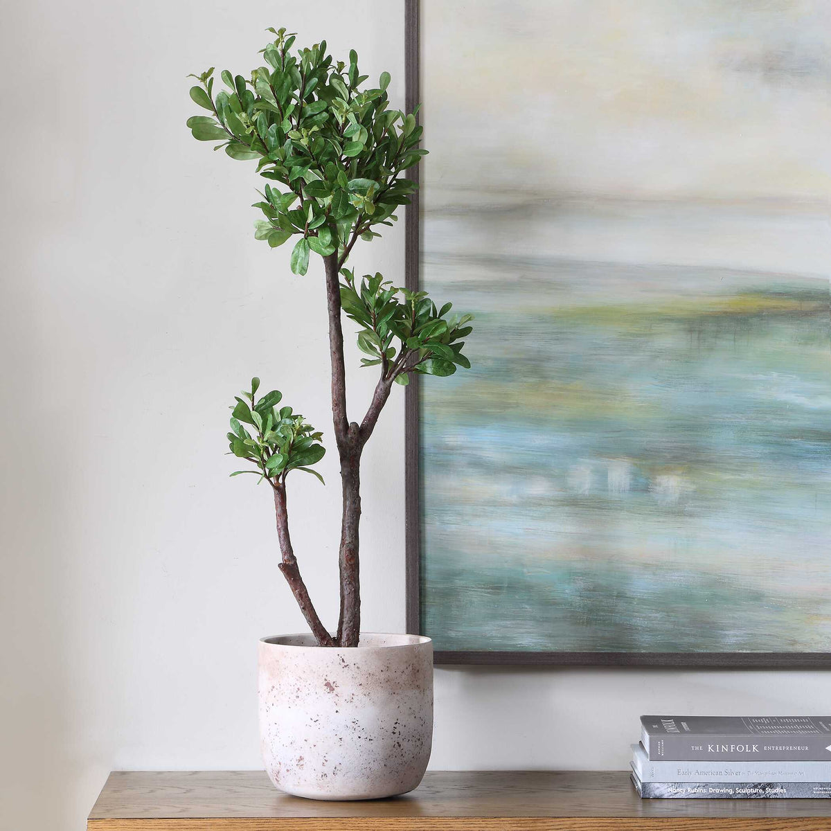 Arbor Strawberry Tree Brown / Green - Green / Beige by Uttermost - View 3