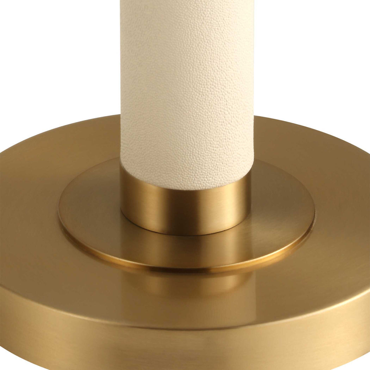 Wessex Floor Lamp - Gold / White by Uttermost - View 6