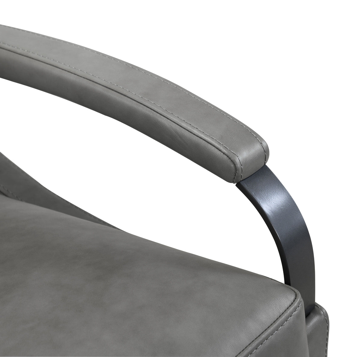 Andes Power Recliner With Power Headrest - Dark Gray by Hooker Furniture - View 7