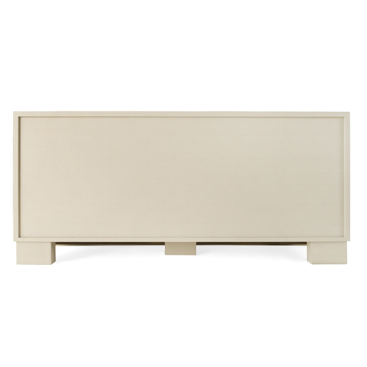 Nova Domus Cartier - Modern Beige Shagreen and Brushed Brass Dresser