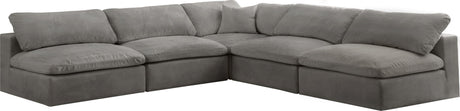 Cozy - Modular Sectional Cloud - Grey - Fabric | Home Elegance USA