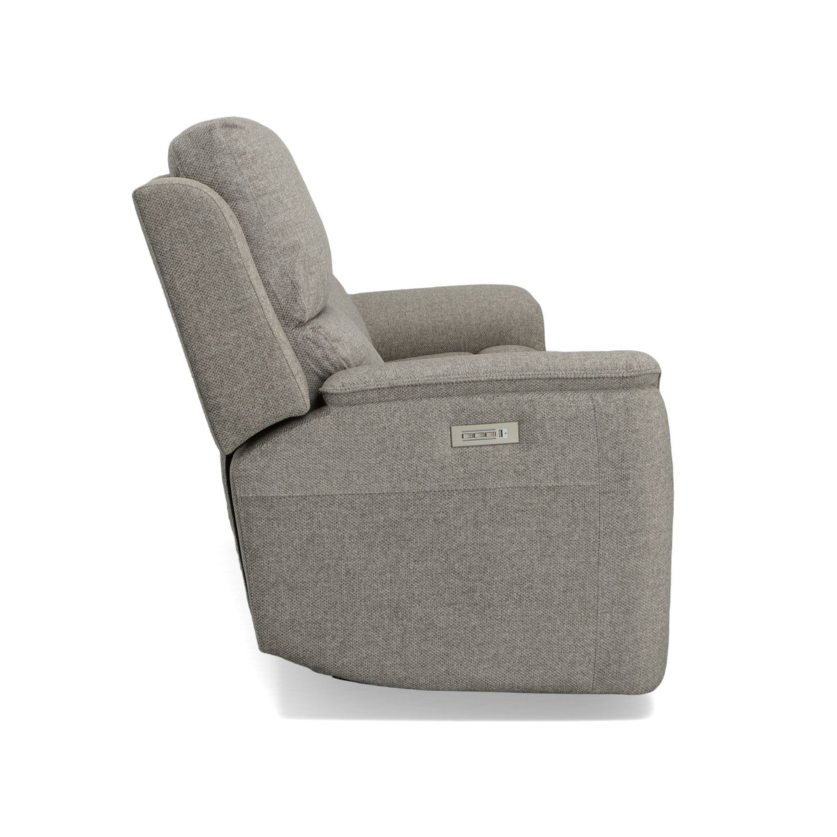 Henry Power Reclining Sofa With Power Headrests & Lumbar - Fog | Flexsteel
