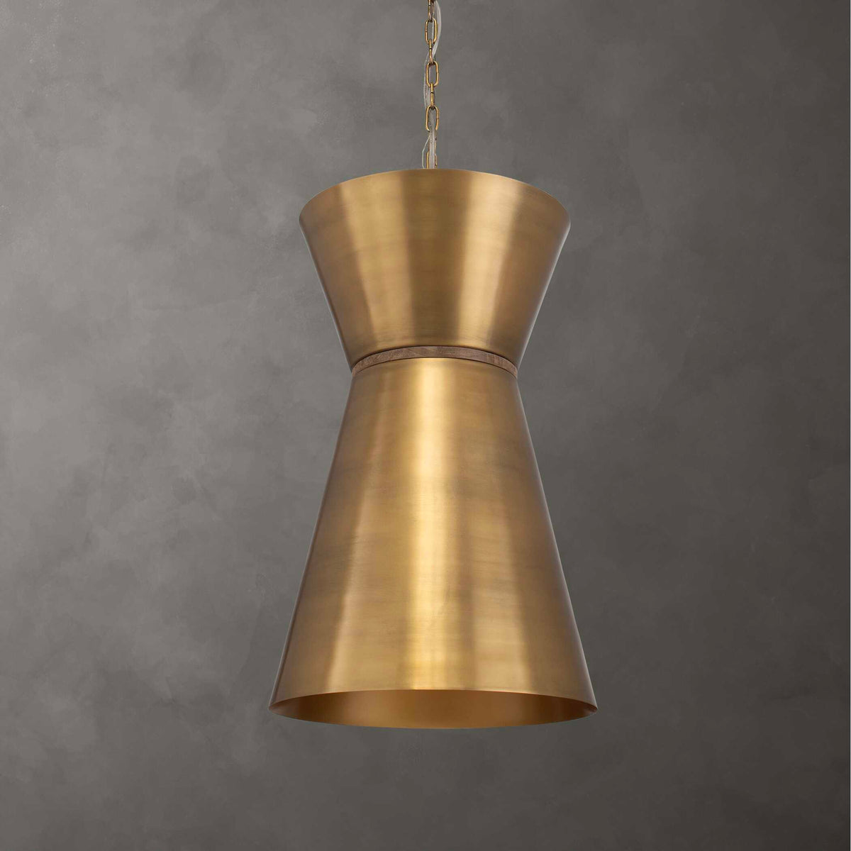 Crocker 1 Light Mini Pendant Brass - Gold by Uttermost - View 2