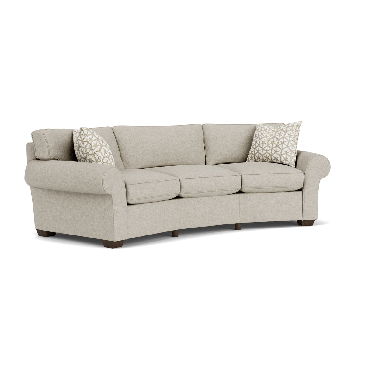 Vail Fabric Conversation Sofa | Flexsteel