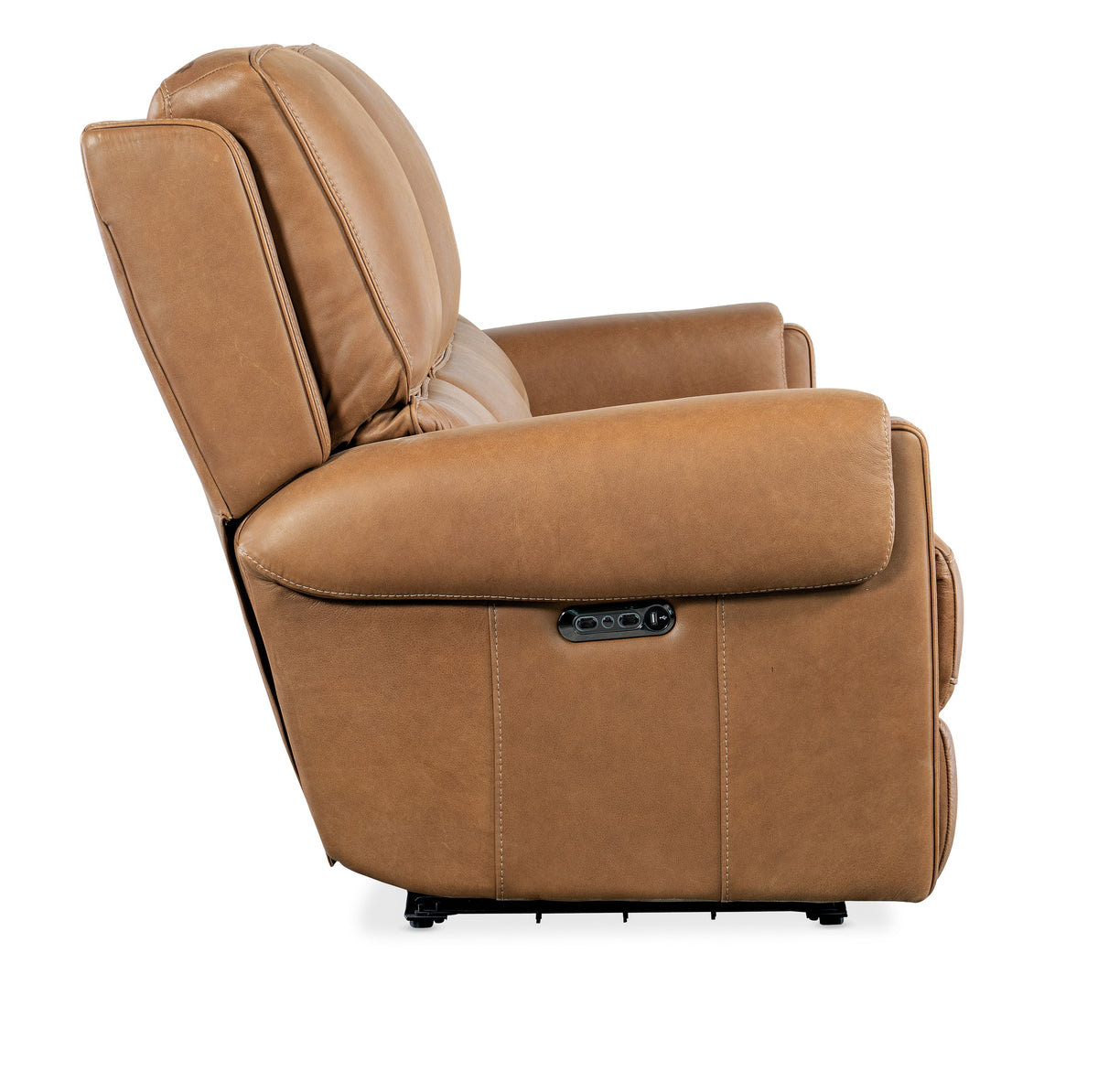 Somers Sofa With Power Recline & Power Headrest - Light Brown by Hooker Furniture - View 6