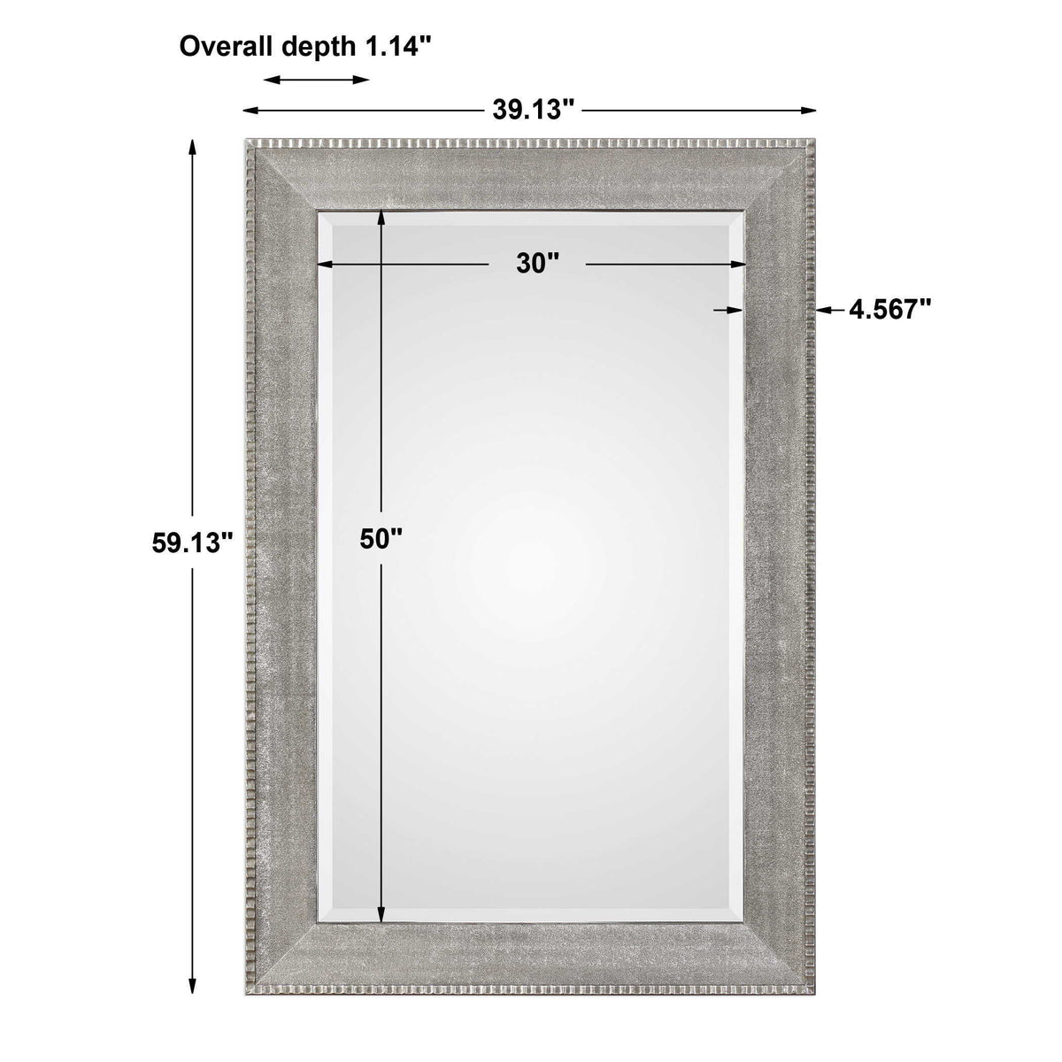 Leiston Metallic Mirror - Silver by Uttermost - View 5