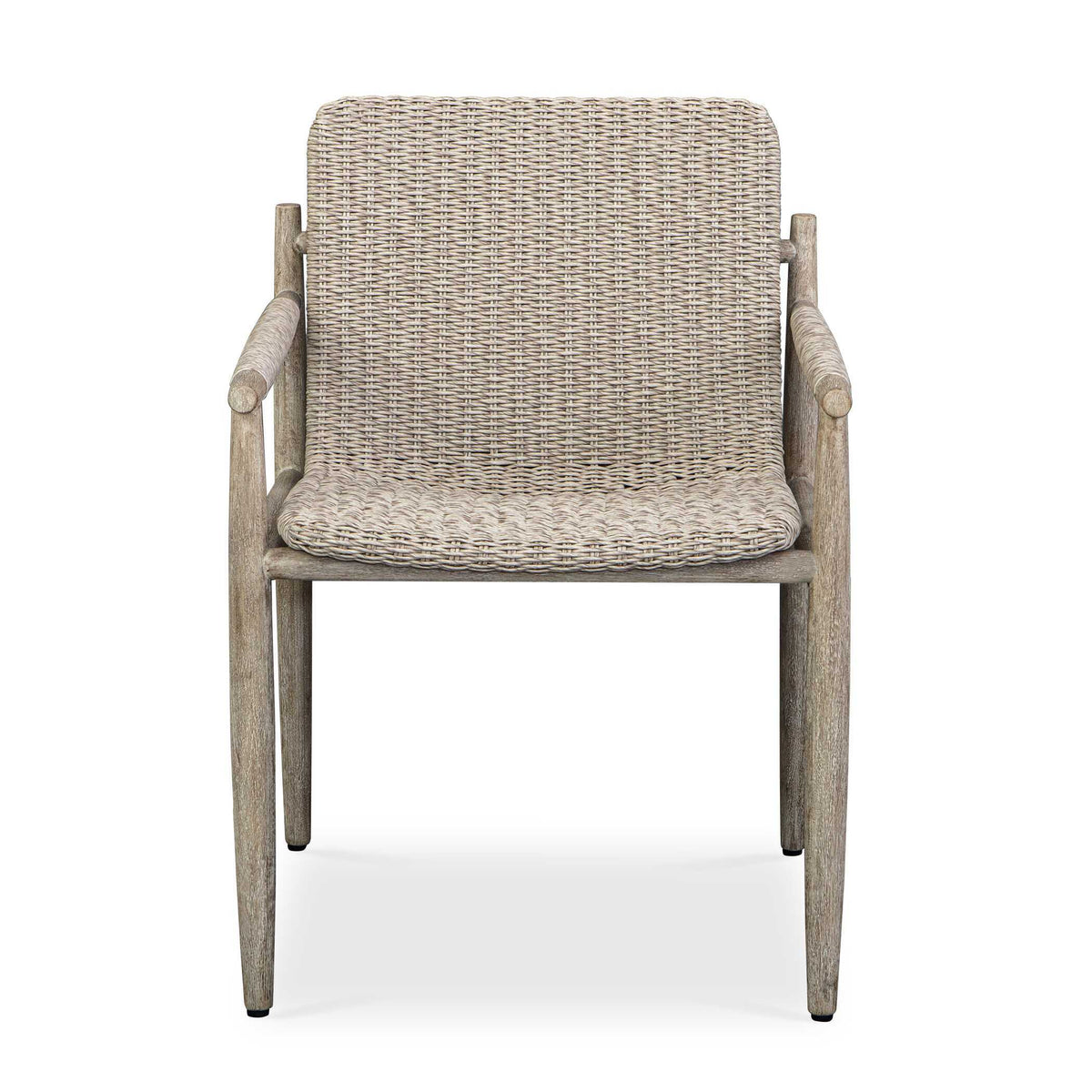 Sumba Wicker Outdoor Dining Chair - Gray by Uttermost - View 1