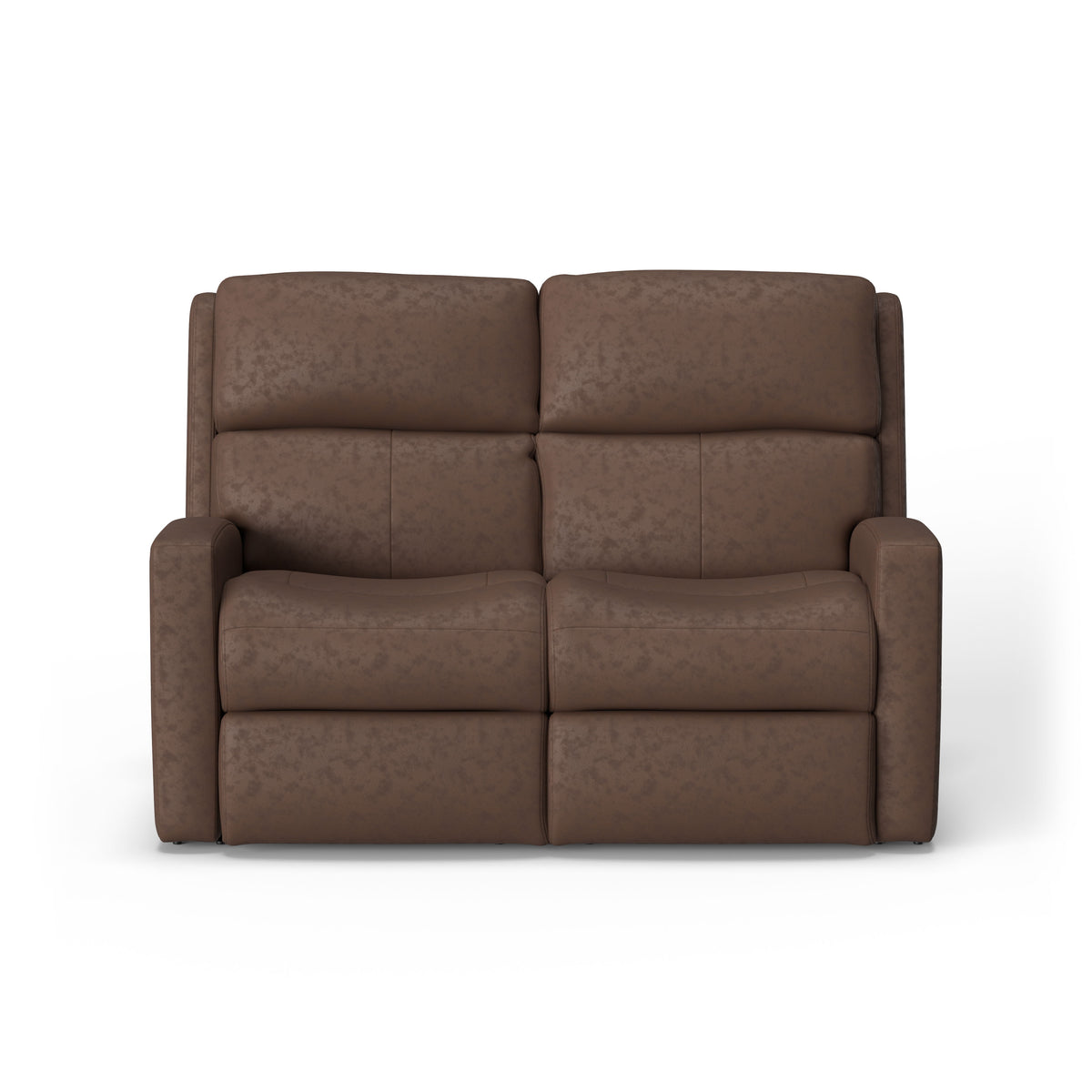 Catalina Transitional Leather Reclining Loveseat | Flexsteel