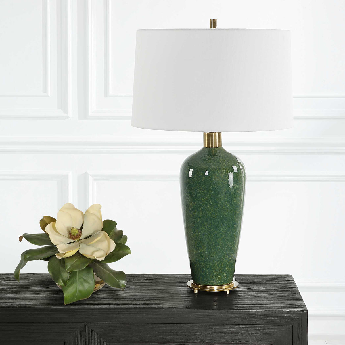 Verdell Table Lamp - Green by Uttermost - View 3