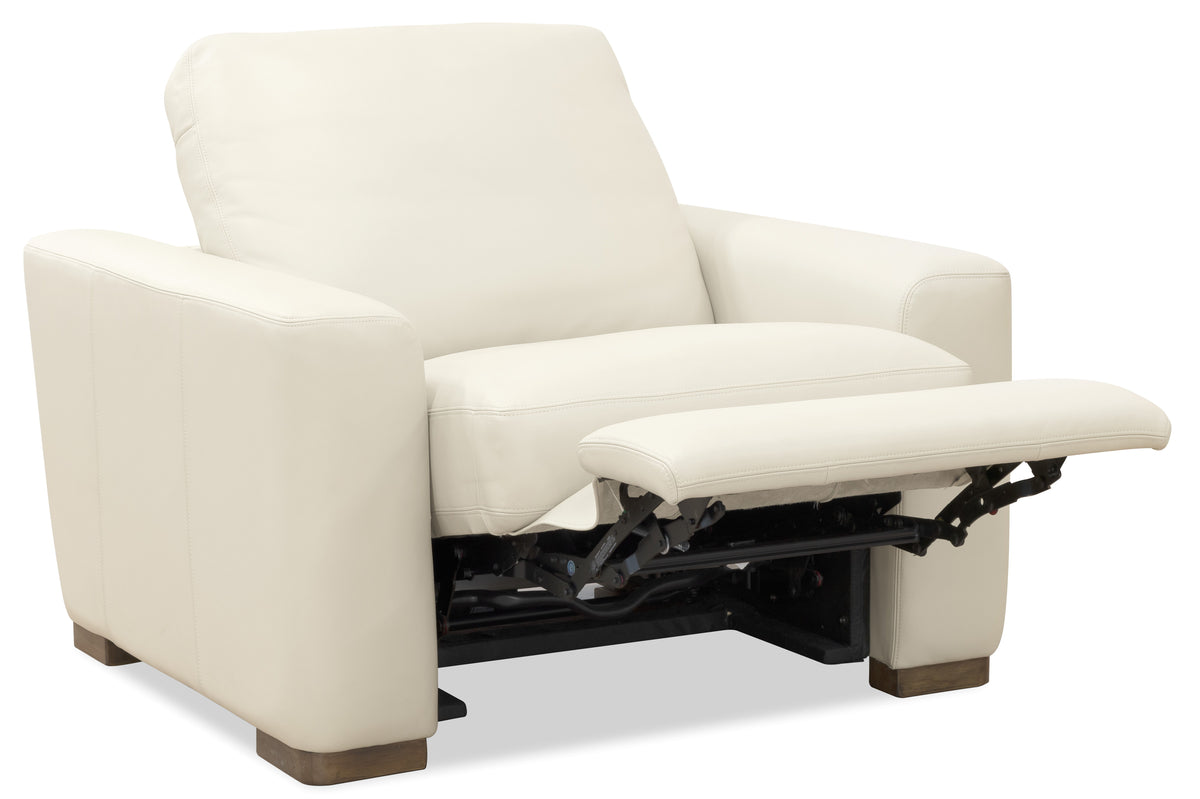 Optimus Power Recliner with Power Headrest - Beige by Hooker Furniture - View 4