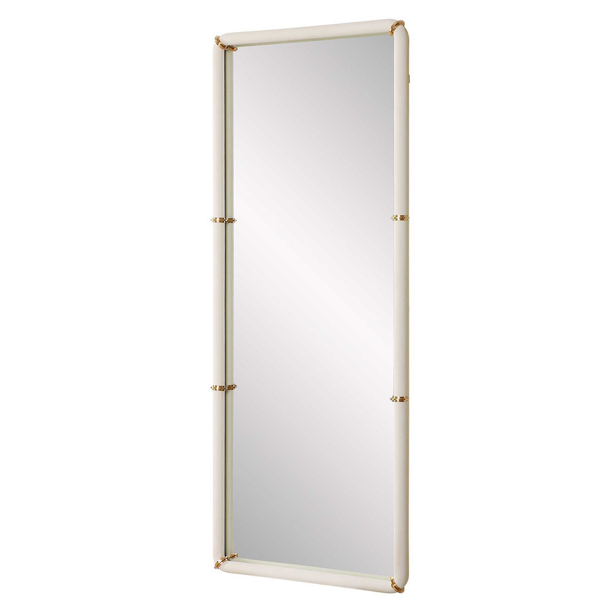 Cyprus Dressing Mirror - White by Uttermost - View 4