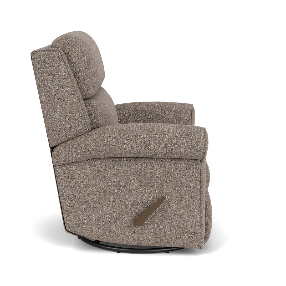 Belle Traditional Fabric Swivel Gliding Recliner | Flexsteel