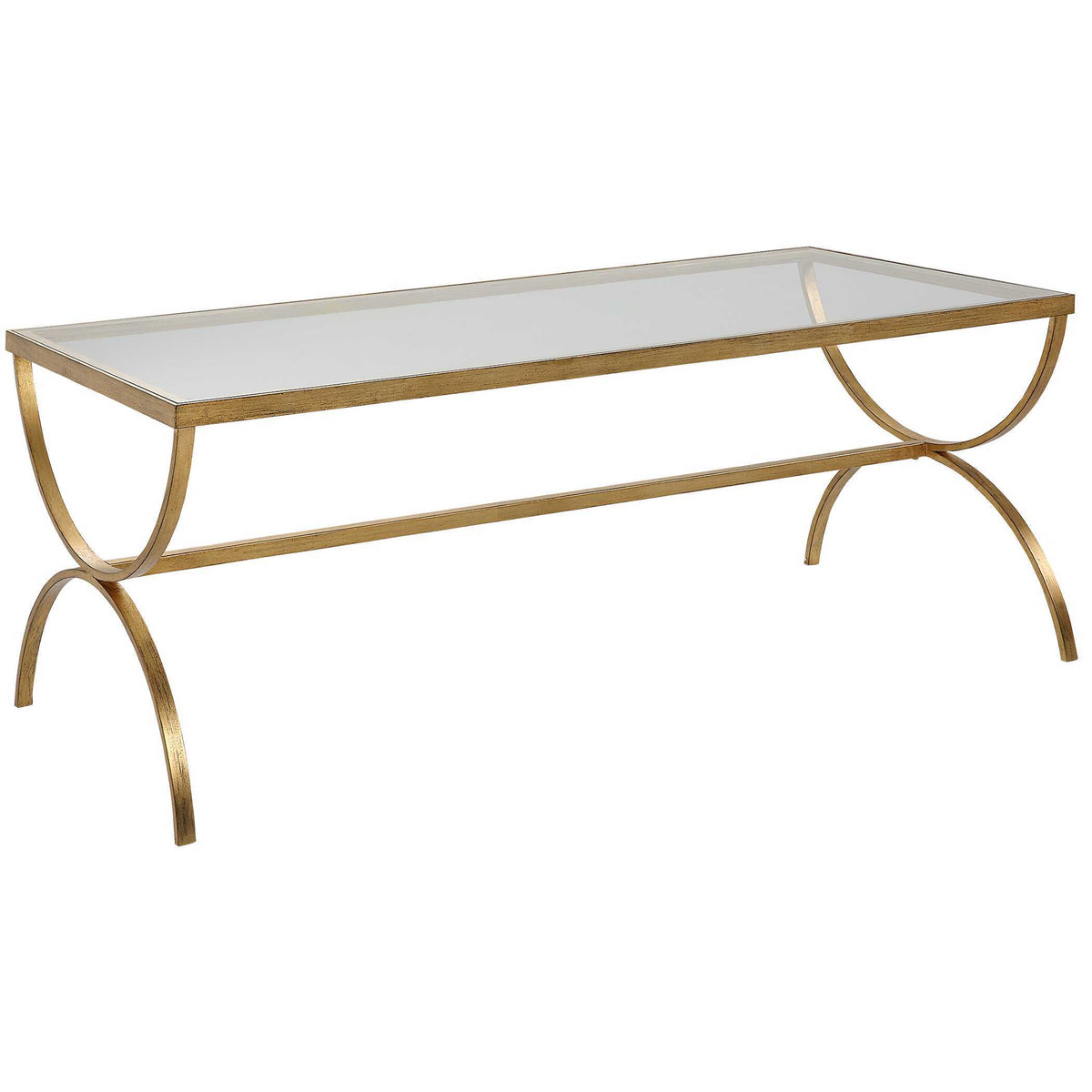 Crescent Coffee Table - Gold by Uttermost - View 3