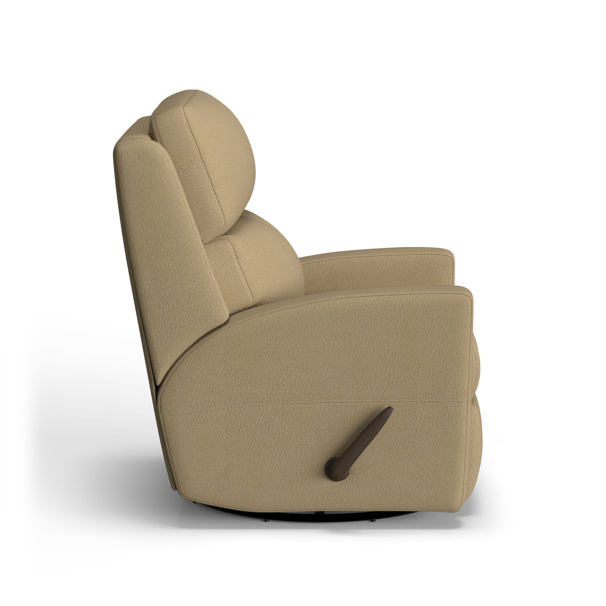 Catalina Transitional Leather Swivel Gliding Recliner | Flexsteel