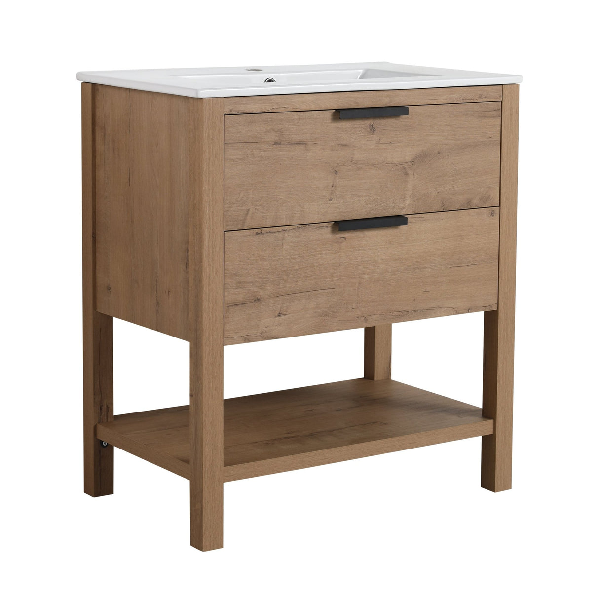 30 Inch Bathroom Vanity Plywood With 2 Drawers | Home Elegance USA