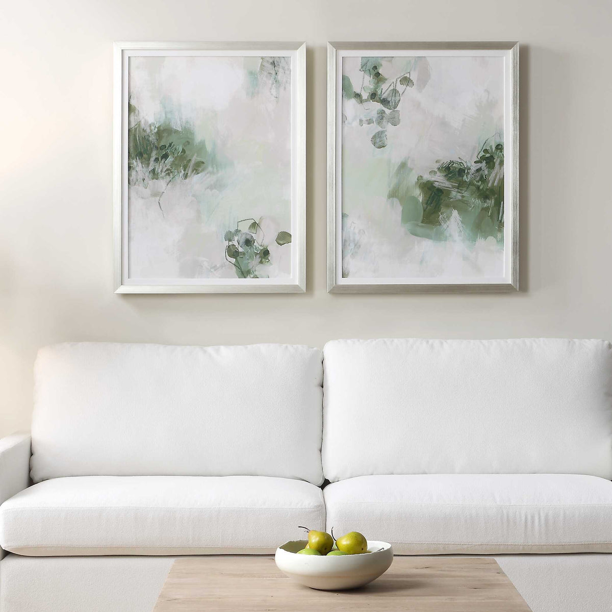 Heat Of The Moment Hand Painted Canvas - Gray by Uttermost - View 2
