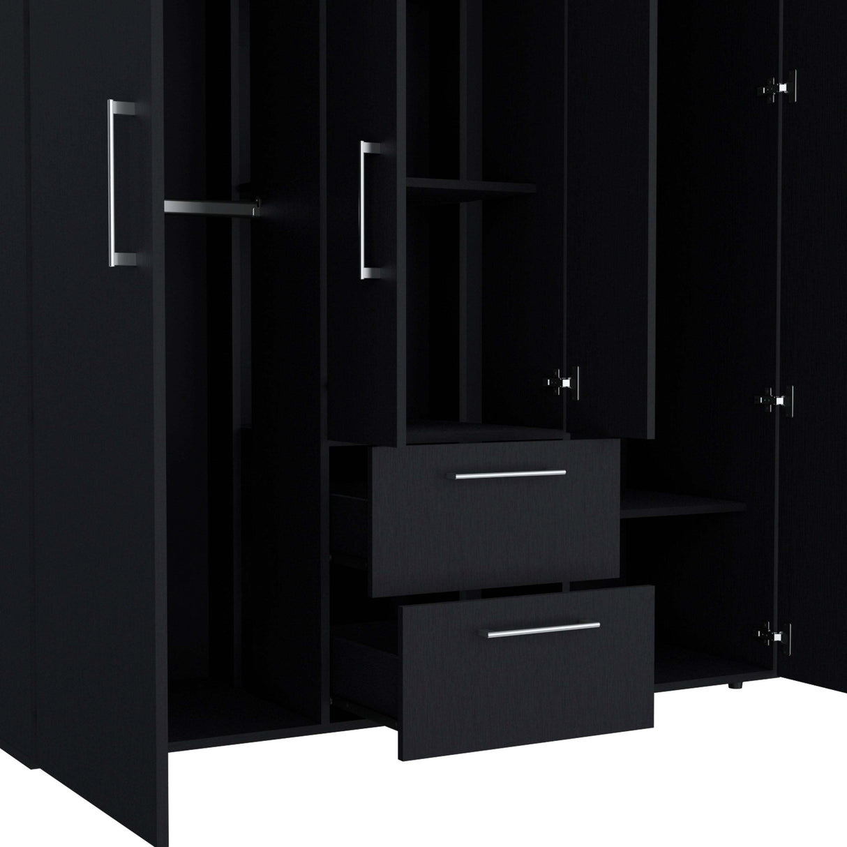 Wenge All-In-One 2-Door Armoire - sold by Home Elegance USA